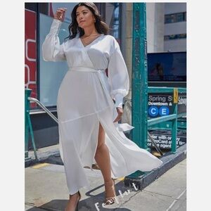 Eloquii NWT White Maxi Dress